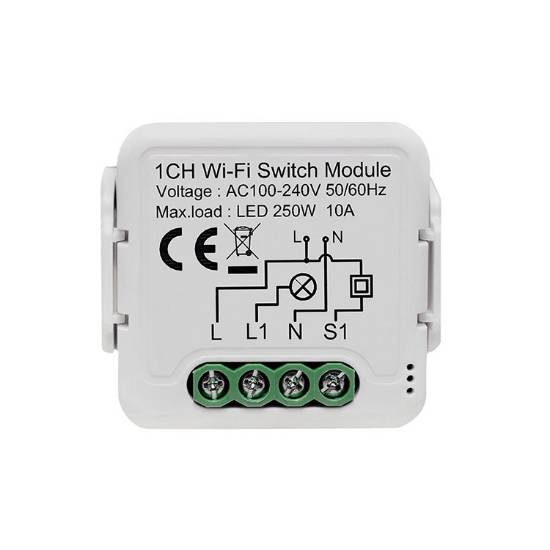 Picture of Netplus Smart Relay Switch Module 10A 1-channel Wi-Fi